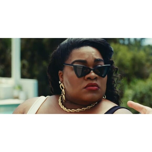 New SAINT LAURENT New Wave Black Cat Eye SL 207 Jerry 005 Sunglasses Women - Picture 4 of 5